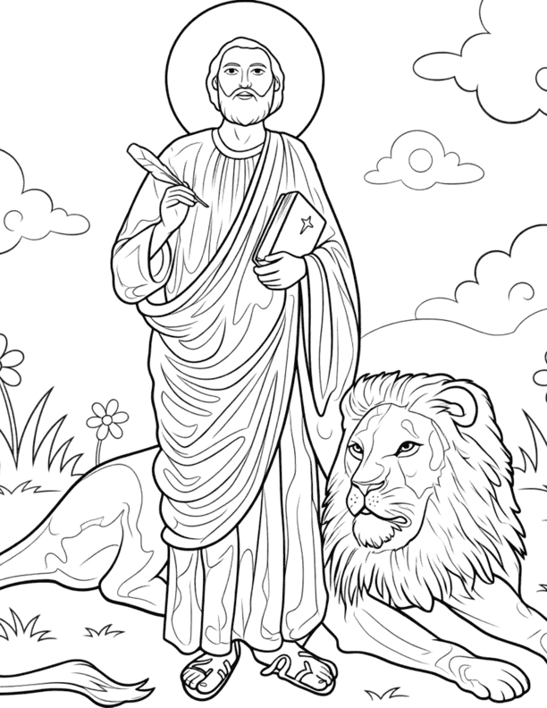St. Mark the Evangelist - Saint of the Day for Kids